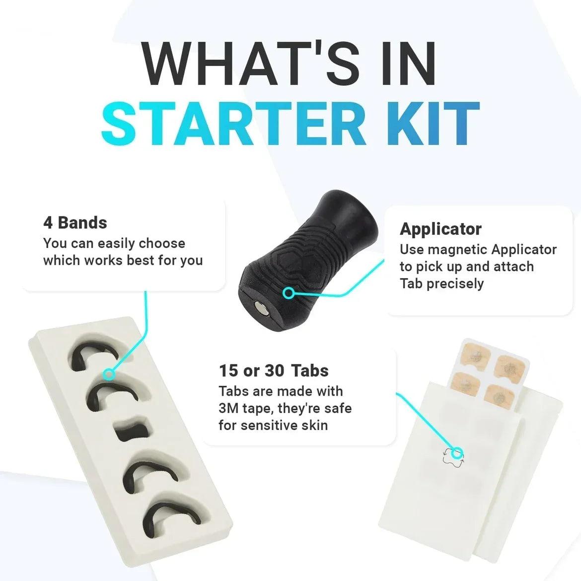 InstaRelief ™ - Magnetic Nasal Strips Nasal Breathing Dilators Kits Increase Air Intake Improve Sleeping Reduce Snoring for Nighttime - InstaRelief